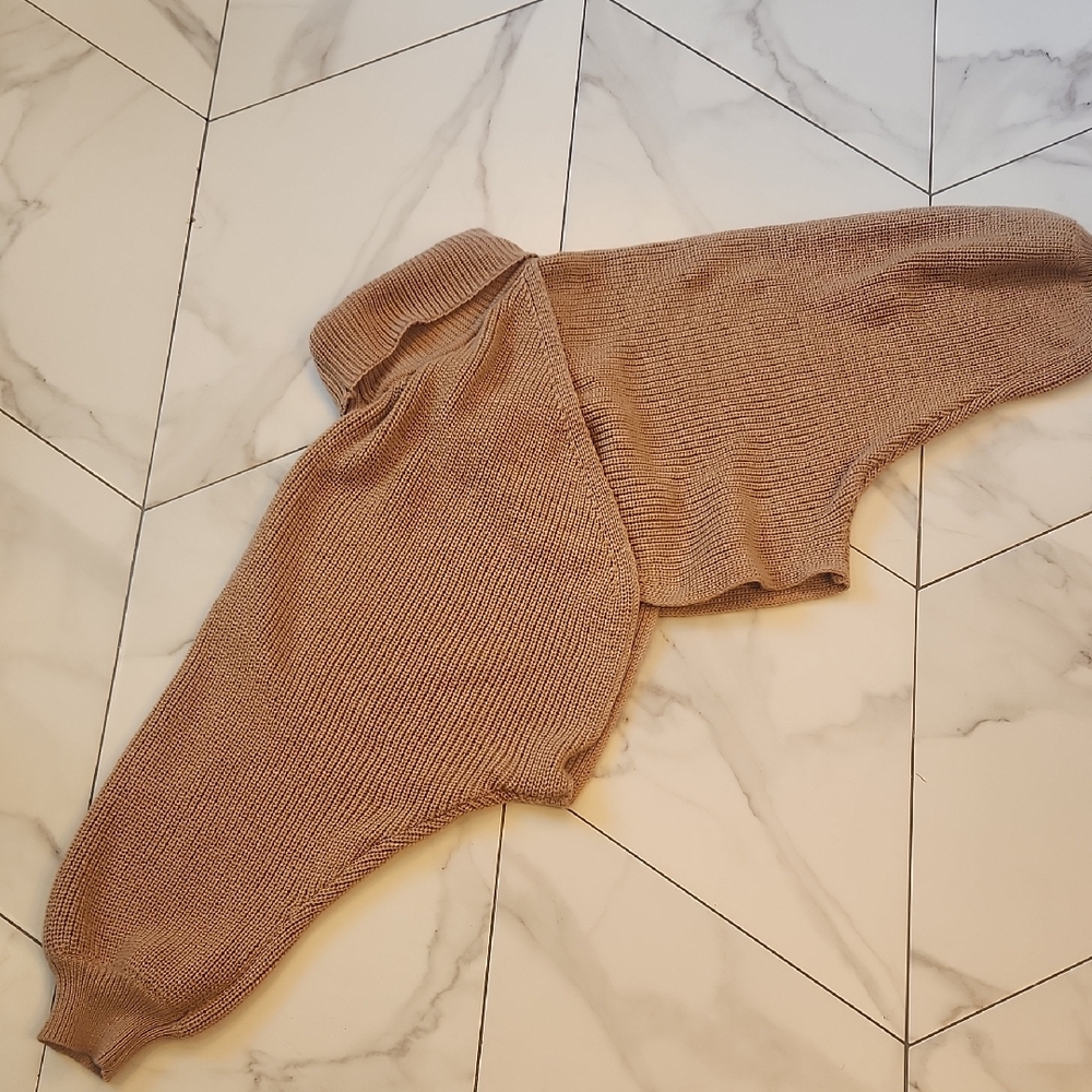 Cozy Brown Knit Sweater